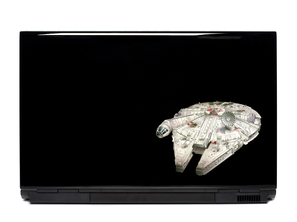 X2 Star Wars Millennium falcon Sticker Decal Window Wall Bottle Laptop Spaceship 